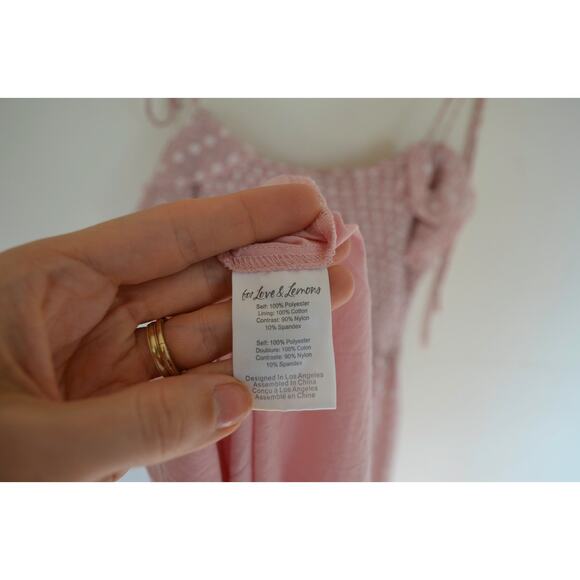 For Love & Lemons Maxine Midi Dress Large - Picture 8 of 8